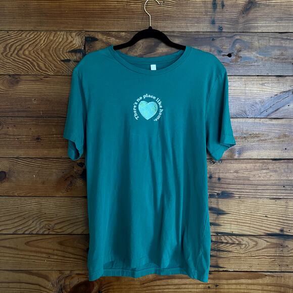 EARTH DAY SHIRT Green embroidered cotton tee - Picture 3 of 4